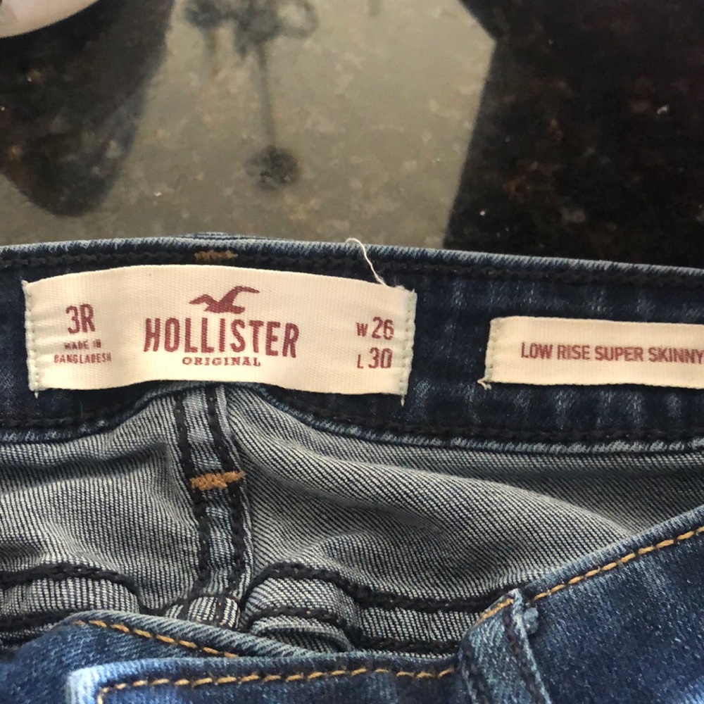 Distressed jeans